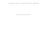 TUBA DAILY ROUTINES BOOK 6. Euphonium and Tuba Course of Study 7. Recommended Recordings 8. Tuba Cross