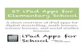ipad apps elementary school - Williamson's Wild Peacocks 27 iPad Apps for Elementary School A short