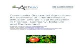 Community Supported Agriculture: An overview of ... ASC Agriculture Soutenu par une Communautأ© (Agriculture