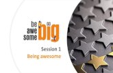 Session 1 Being awesome Session 1 Being awesome . Hello Year 6, and welcome to e Awesome, ... look for
