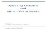 Omeka Metadata and Uploading 2015-06-18آ  Omeka Metadata and Uploading Guidelines By Liz Woolcott, Utah