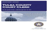 Tulsa County Court Clerk Reports/database/TulsaCoCtClkWebFiآ  Tulsa County Courthouse Tulsa, Oklahoma