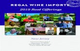 REGAL WINE ... 2019 Rosأ© Offerings New Jersey REGAL WINE IMPORTS 2 Commerce Drive, Suite 3 Moorestown,