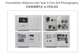 BTEC Foundation into Year 2 Com Des EXAMPLE e ... Foundation Diploma into Year 2 Fine Art Photography