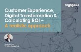 Customer Experience, Digital Transformation & Calculating ... Increased customer retention On average,