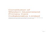 Constitution of Western Queensland Primary Care ... LTD...آ  Primary Care Collaborative Limited Adopted