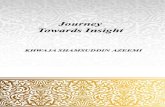 Journey Towards Insight - Journey Towards Insight 2 sars.org Khwaja Shamsuddin Azeemi Research Society
