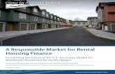 A Responsible Market for Rental Housing ... extended familiesâ€”many in multifamily rental housing.