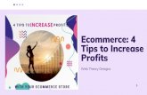 Ecommerce -4 Tips to Increase Profits