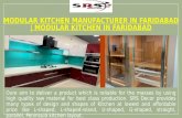 Modular Kitchen Manufacturer in Faridabad | Modular Kitchen in Faridabad