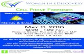 Women Empowering Women Cell Phone Forensics 2016-05-02آ  Women in eDiscovery Women Empowering Women
