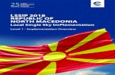 LSSIP 2018 REPUBLIC OF NORTH MACEDONIA LSSIP Year 201 8 Republic of North Macedonia Released Issue.