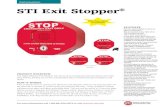theft prevention STI exit Stopper - Comsec STI-6400, STI-6400WIR, STI-6400WIR4 & STI-6402WIR FCC & IC