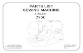 SINGER sewing machine 2950