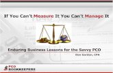 If you cant measure it you cant manage it