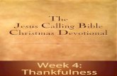 Jesus Calling Christmas Devotional - Week 4