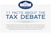 11 Facts about the Tax Debate - @whitehouse #tax #debate