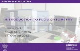 INTRODUCTION TO FLOW CYTOMETRY - Biozentrum:   BIOZENTRUM INTRODUCTION TO FLOW CYTOMETRY Janine Zankl FACS Core Facility . 17. October 2012