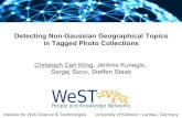 Detecting Non-Gaussian Geographical Topics in Tagged Photo Collections