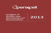 Insights of Mobile App Marketing and Monetization