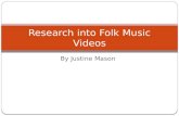 Research into folk music videos