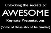 Tips for Creating a Great Keynote