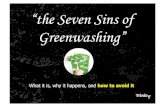 Seven Sins Of Greenwashing new version