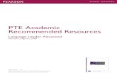 PTE Academic Recommended Resources