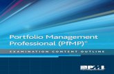 Portfolio Management Professional Exam Outline | PMI