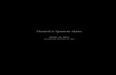 Classical  Quantum Optics - home. exter/CQO/CQO.pdfClassical  Quantum Optics Martin van Exter c Draft date November 23, 2011