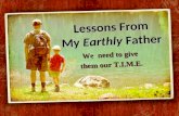 2010.6.13 lessons from my earthly father