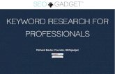 Keyword Research for Professionals - SMX Stockholm 2012