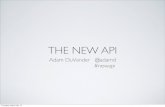 The New API at SXSW 2013