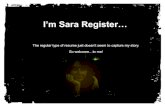 Sara Register: Writer, Filmmaker