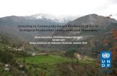 Investing in Community-based Resilience of Socio-Ecological Production Landscapes and Seascapes