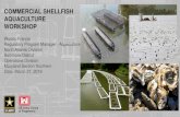 Commercial shellfish aquaculture workshop ... 2019/03/21 آ  shellfish aquaculture projects and for submittal