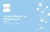Secrets of Data-Driven Sales Managers
