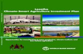 Lesotho Climate-Smart Agriculture Investment Plan ... Lesotho Climate-Smart Agriculture Investment Plan