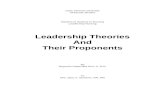 Leadership Theories and Proponent