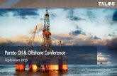 Pareto Oil & Offshore Conference 09/09/2019 آ  This presentation contains â€œforward-looking statementsâ€‌