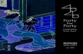 Forty for Forty: Celebrating Forty Years of the Ronin Gallery