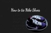 How to tie nike shoes