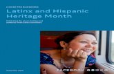 A GUIDE FOR BUSINESSES Latinx and Hispanic Heritage Month 2020. 9. 15.آ  resources for Latinx entrepreneurs