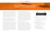 SonicWall TZ The SonicWall TZ series enables small to mid-size organizations and distributed enterprises