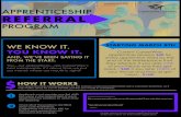 Apprentice Referral Program | Flyer 2019. 3. 14.آ  APPRENTICESHIP REFERRAL PROGRAM $ Your apprenticeship