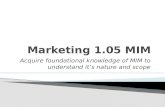 Marketing 1.05 MIM