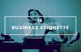 Business Etiquette Quotes to Inspire