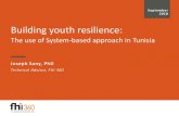 Building youth resilience ... Sharekna's goal was to strengthen four Tunisian communities¢â‚¬â„¢ resilience