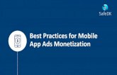 Best practices for mobile app ads monetization
