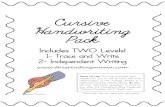 Cursive Handwriting Pack - This Reading Mama ??2014-12-13Cursive Handwriting Pack Includes TWO Levels! 1- Trace and Write 2- Independent Writing ... Trace and write these real and